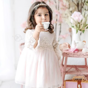 vestido con encajes blanco